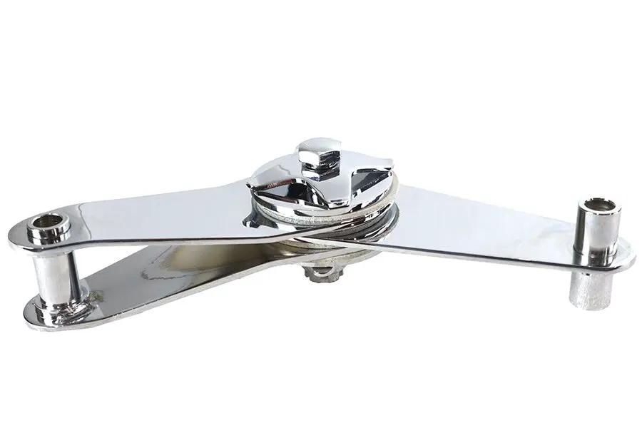 V-Twin Chrome Scissor Spring Fork Steering Damper Kit Part 77356C for Harley Davidson Classic Models by V-Twin