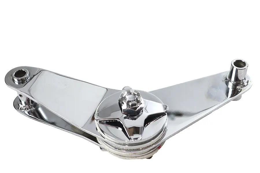 V-Twin Chrome Scissor Spring Fork Steering Damper Kit Part 77356C for Harley Davidson Classic Models by V-Twin