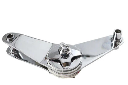 V-Twin Chrome Scissor Spring Fork Steering Damper Kit Part 77356C for Harley Davidson Classic Models by V-Twin
