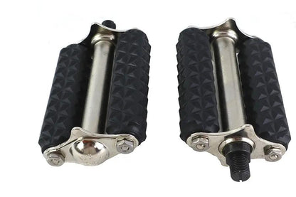 V-Twin 49-1683 Standard Pedal Set with Rubber and Hardware for Motorcycle Restoration by V-Twin