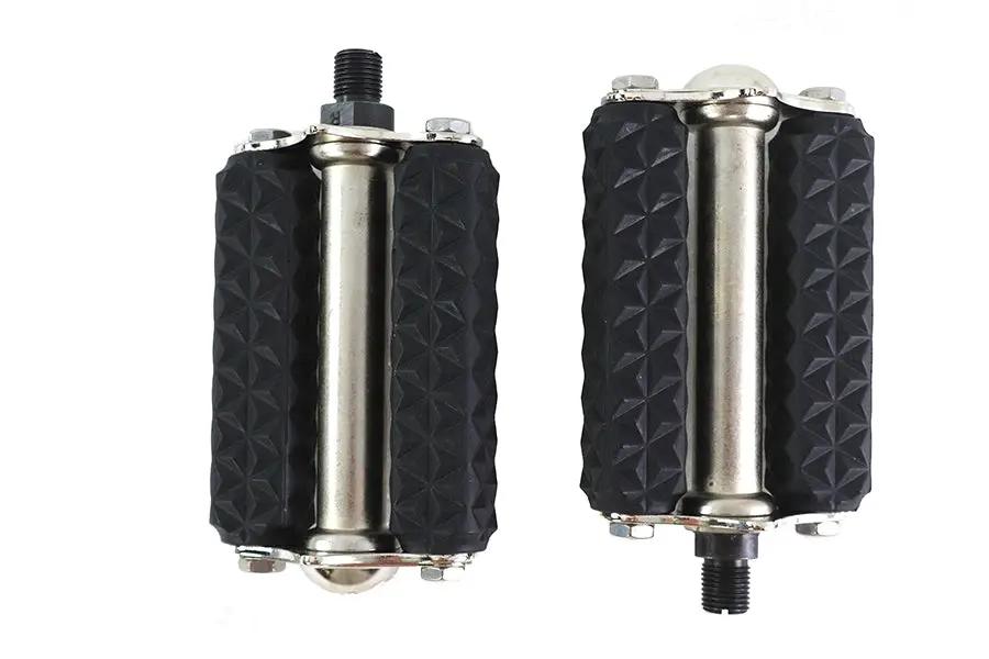 V-Twin 49-1683 Standard Pedal Set with Rubber and Hardware for Motorcycle Restoration by V-Twin