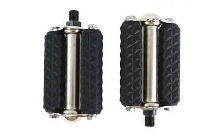 V-Twin 49-1683 Standard Pedal Set with Rubber and Hardware for Motorcycle Restoration by V-Twin