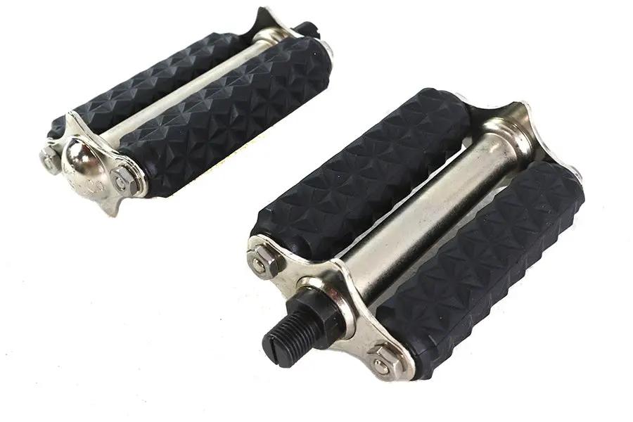 V-Twin 49-1683 Standard Pedal Set with Rubber and Hardware for Motorcycle Restoration by V-Twin