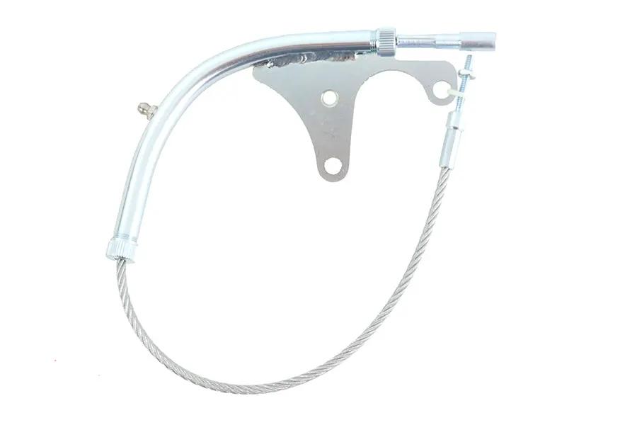 V-Twin 45 Inch W Clutch Cable Assembly Zinc Plated for Harley Davidson W & G Models by V-Twin