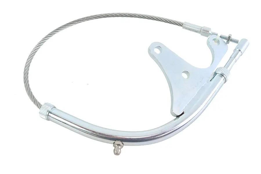 V-Twin 45 Inch W Clutch Cable Assembly Zinc Plated for Harley Davidson W & G Models by V-Twin