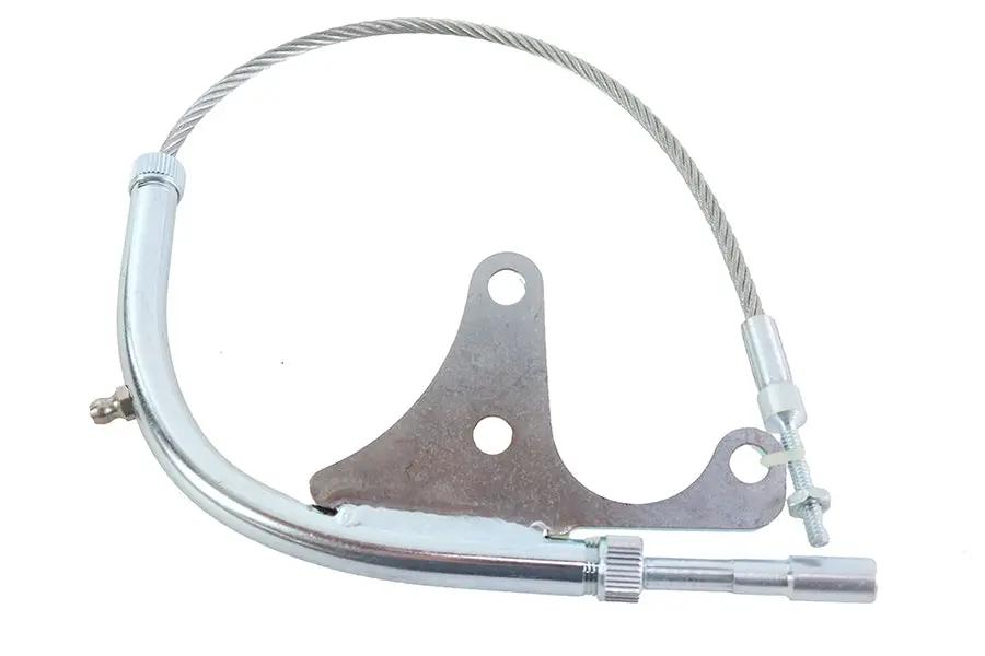 V-Twin 45 Inch W Clutch Cable Assembly Zinc Plated for Harley Davidson W & G Models by V-Twin