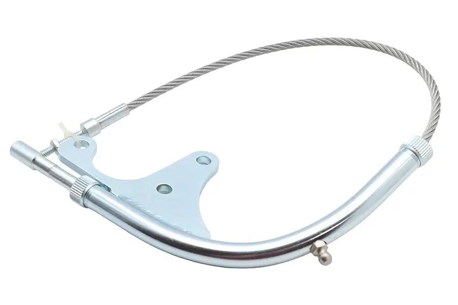 V-Twin 49-1733 Zinc Plated 45 Inch W Clutch Cable Assembly for Harley Davidson W Models by V-Twin