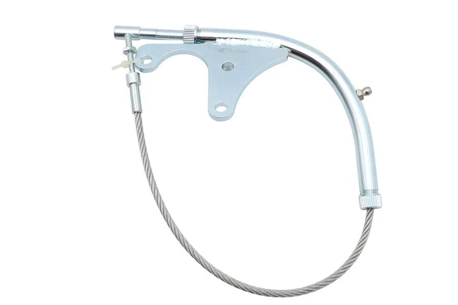 V-Twin 49-1733 Zinc Plated 45 Inch W Clutch Cable Assembly for Harley Davidson W Models by V-Twin