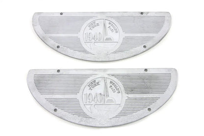 V-Twin World's Fair 1940 Alloy Footboard Inserts for Harley Davidson FL Models by V-Twin
