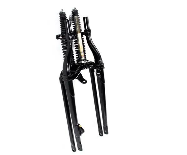 V-Twin 18 inch Spring Fork Assembly for Harley Davidson W Models, Black by V-Twin