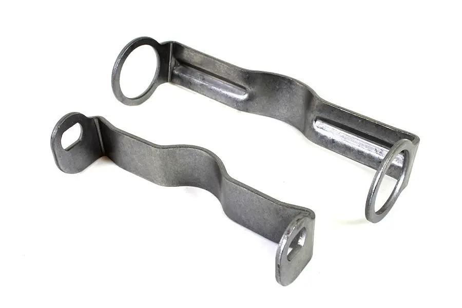 V-Twin Raw Spring Fork Shock Bracket Set for Harley Davidson EL Models by V-Twin