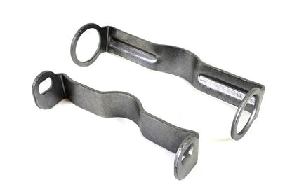 V-Twin Raw Spring Fork Shock Bracket Set for Harley Davidson EL Models by V-Twin