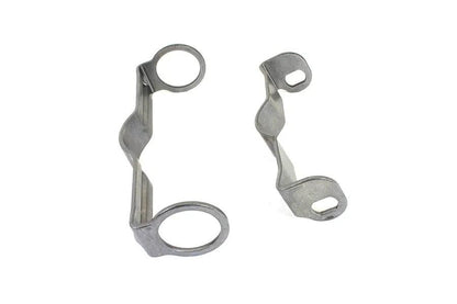V-Twin Raw Spring Fork Shock Bracket Set for Harley Davidson EL Models by V-Twin