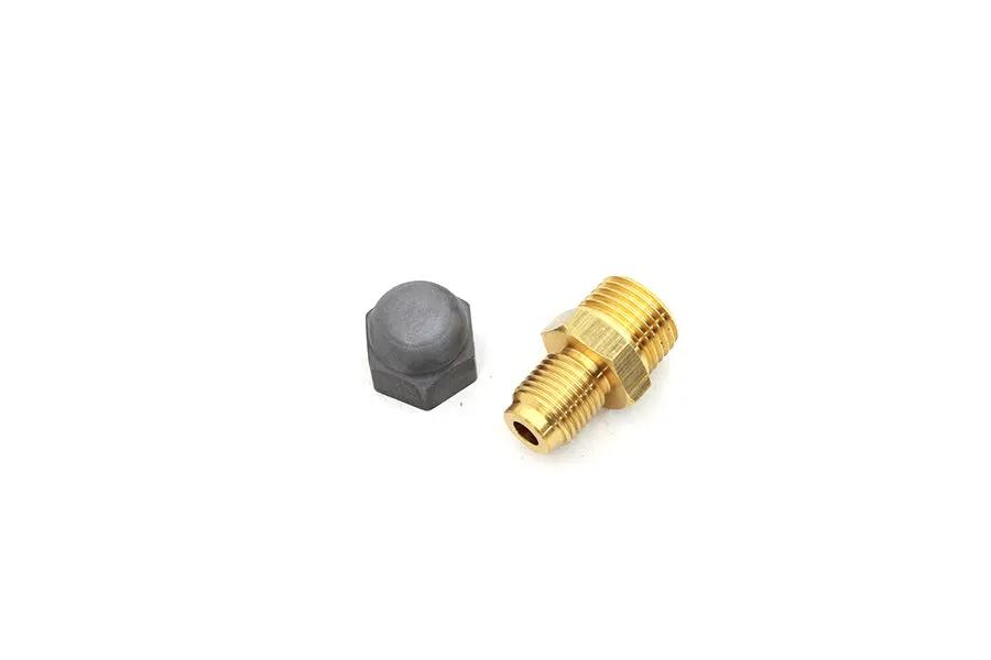 V-Twin Knucklehead Rocker Box Cap with Fitting for 1936-1937 Harley Davidson EL Models by V-Twin