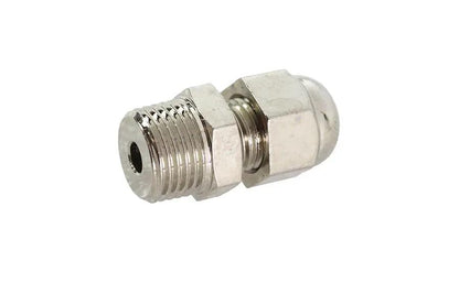 V-Twin Knucklehead Nickel Plated Rocker Box Cap with Fitting - Fits 1936-1937 Harley Davidson EL by V-Twin