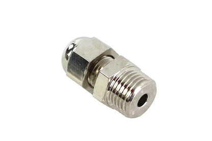 V-Twin Knucklehead Nickel Plated Rocker Box Cap with Fitting - Fits 1936-1937 Harley Davidson EL by V-Twin