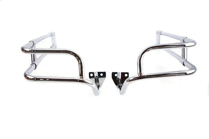 V-Twin Chrome Saddlebag Rail Set for Harley Davidson FLT Models (Part #21062) by V-Twin