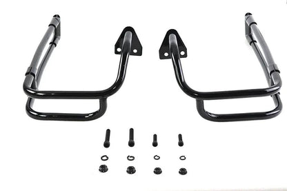 V-Twin Black Saddlebag Rail Set for Harley Davidson FLT Models (Part #21062B) by V-Twin