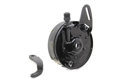 V-Twin 49-1875 45 Inch Black Rear Brake Backing Plate Assembly for Harley Davidson W Models by V-Twin