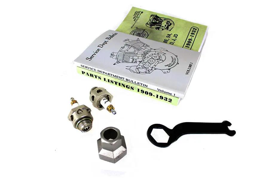 V-Twin JD Spark Plug & Parts Book Set for Harley Davidson 1914-1924 Big Twins by V-Twin