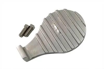V-Twin Nickel Plated Brake Pedal Pad for Harley Davidson FL Models by V-Twin