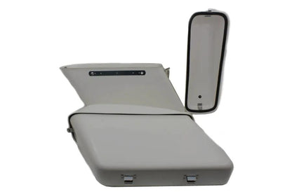 V-Twin Replica White Saddlebag Set for Harley Davidson FL Models by V-Twin