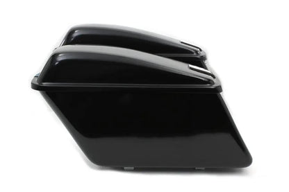 V-Twin Replica Saddlebag Set Black for Harley Davidson FL Models by V-Twin