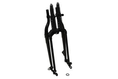 V-Twin 18 Inch Inline Spring Fork Assembly for Harley Davidson G Models - Black by V-Twin