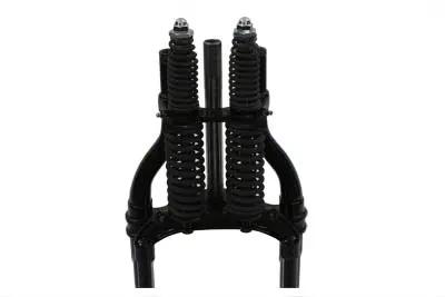 V-Twin 18 Inch Inline Spring Fork Assembly for Harley Davidson G Models - Black by V-Twin