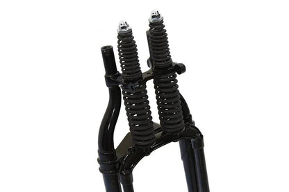 V-Twin Black 18 Inch Offset Spring Fork Assembly for Harley Davidson FL & UL Models by V-Twin
