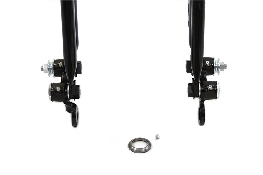 V-Twin Black 18 Inch Offset Spring Fork Assembly for Harley Davidson FL & UL Models by V-Twin