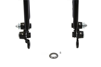 V-Twin Black 18 Inch Offset Spring Fork Assembly for Harley Davidson FL & UL Models by V-Twin