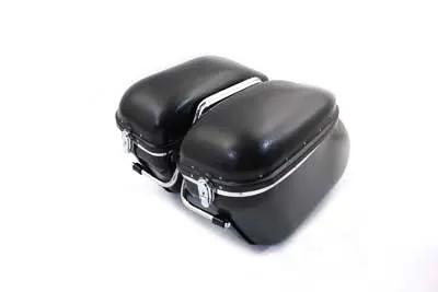 V-Twin Black Magic Royalite Saddlebag Kit for Harley Davidson FL (1958-1967) by V-Twin