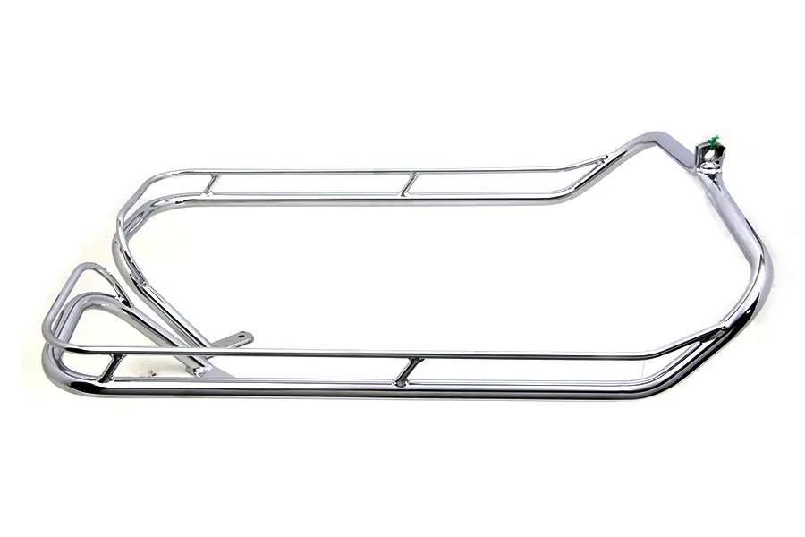 Wyatt Gatling Chrome Saddlebag Rail Kit for Harley Davidson FL Models by Wyatt Gatling
