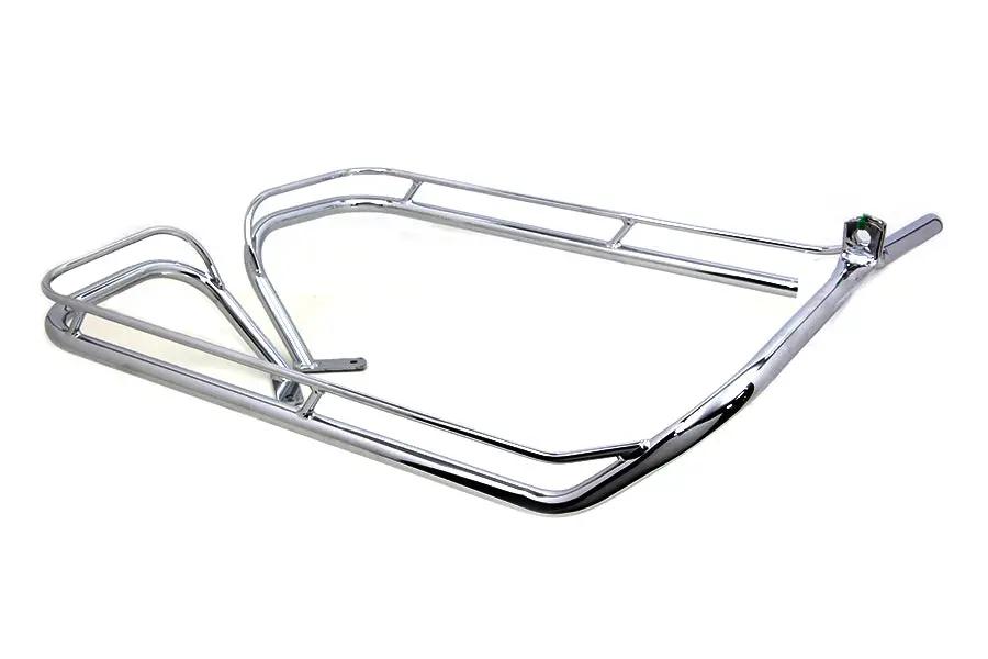 Wyatt Gatling Chrome Saddlebag Rail Kit for Harley Davidson FL Models by Wyatt Gatling