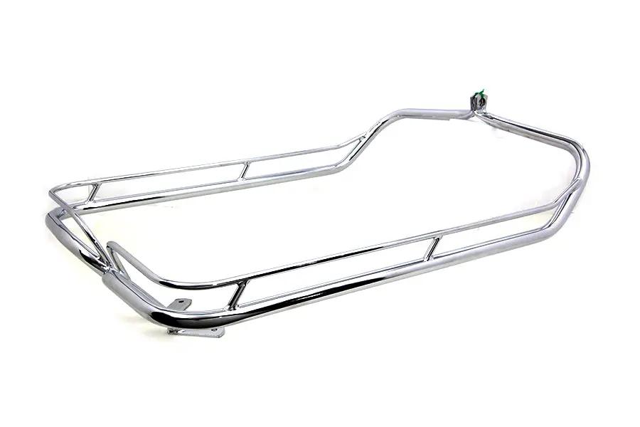 Wyatt Gatling Chrome Saddlebag Rail Kit for Harley Davidson FL Models by Wyatt Gatling
