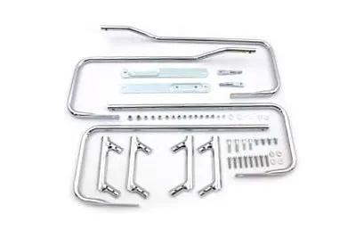 V-Twin Chrome Saddlebag Guard Kit for Harley Davidson FL Models (Part #90800-78) by V-Twin
