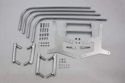 V-Twin Chrome Saddlebag Guard Kit for Harley Davidson FL Models (1968-1977) by V-Twin