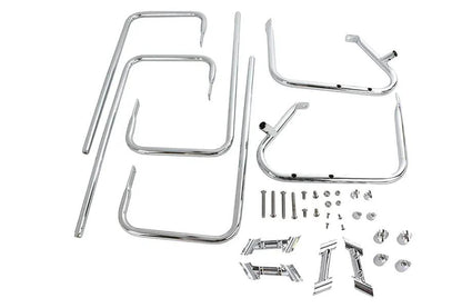 V-Twin Chrome Saddlebag Guard Kit for Harley Davidson FLHT (1997-2006) by V-Twin