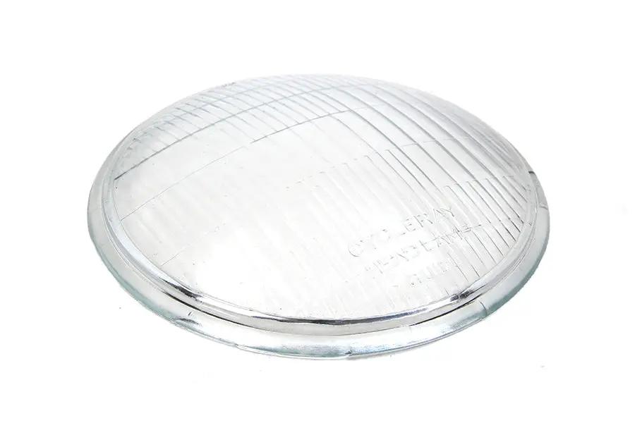 V-Twin Spring Fork Headlamp Glass Lens Clear - 6.5 Inch Diameter by V-Twin