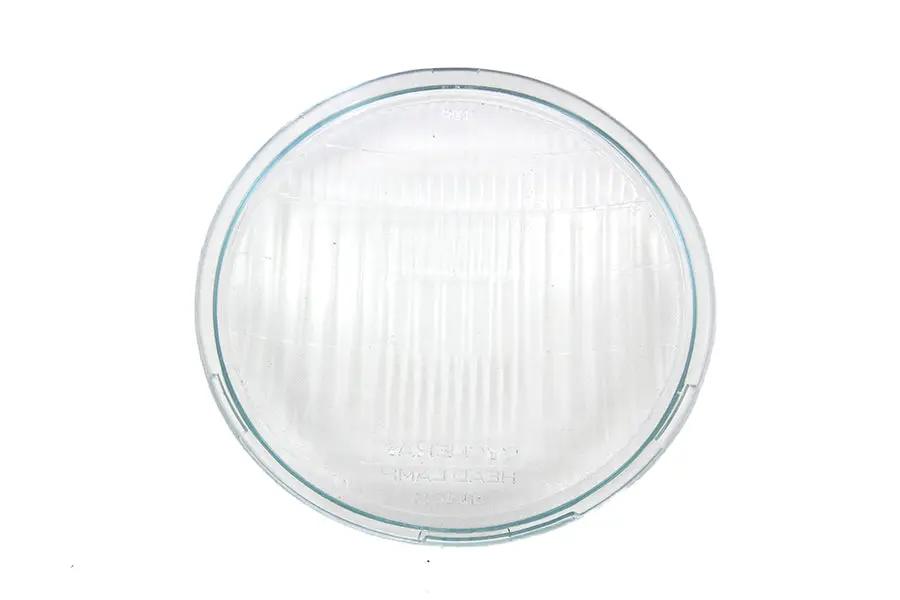 V-Twin Spring Fork Headlamp Glass Lens Clear - 6.5 Inch Diameter by V-Twin