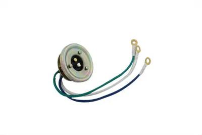 V-Twin Headlamp Bulb Socket for Harley Davidson EL and FL Models (Part #20-0327-A) by V-Twin