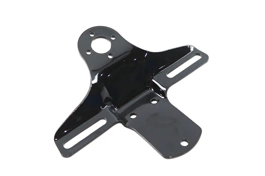 V-Twin B-2401 Gloss Black Tail Lamp Bracket for Harley Davidson VL (1934-1938) by V-Twin