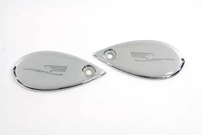 Paughco Chrome Rocker Cover Set with Bird for Spring Forks - Part 168B by Paughco