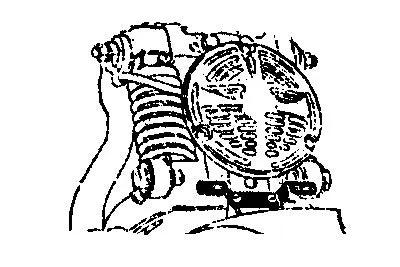 V-Twin Front Plate Mount for Harley Davidson EL and FL Models by V-Twin