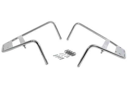 V-Twin Bubble Bag Chrome Mount Bracket Set for Harley Davidson FL (1958-1967) by V-Twin