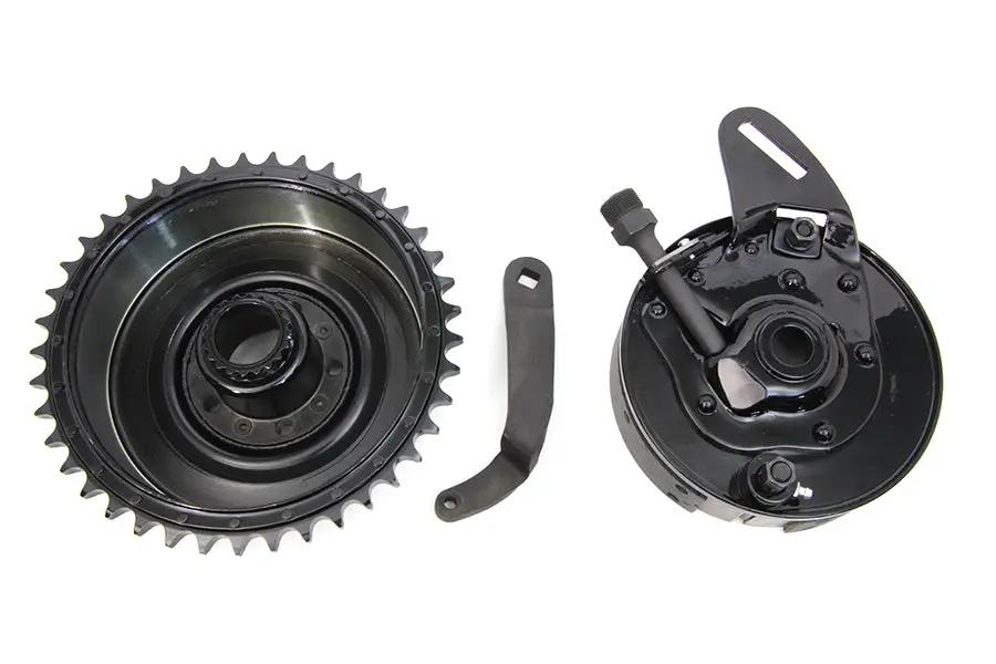 V-Twin 45 Inch Rear Brake Drum and Backing Plate Assembly for Harley Davidson W Models by V-Twin