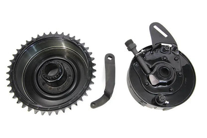 V-Twin 45 Inch Rear Brake Drum and Backing Plate Assembly for Harley Davidson W Models by V-Twin