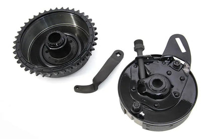 V-Twin 45 Inch Rear Brake Drum and Backing Plate Assembly for Harley Davidson W Models by V-Twin
