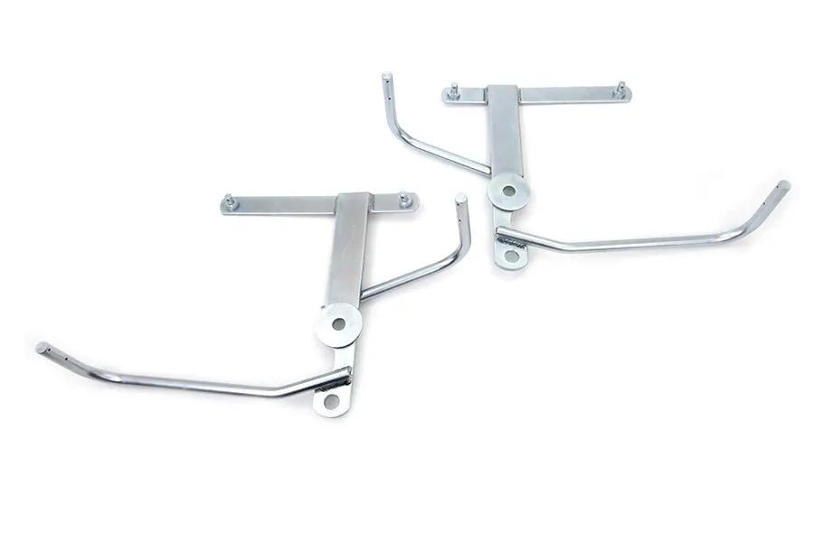 V-Twin Bubble Bag Zinc Plated Mount Bracket Kit for Harley Davidson FL (1941-1950) by V-Twin